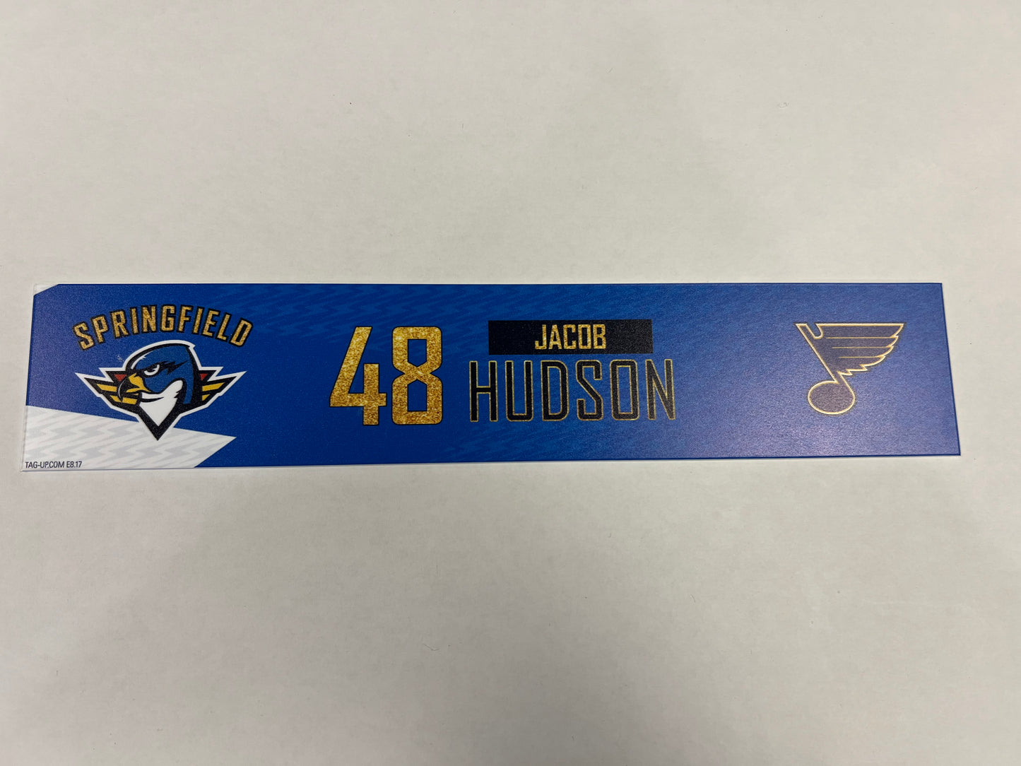 2024-25 T-Birds 3rd Jersey Locker Nameplates (UNSIGNED)