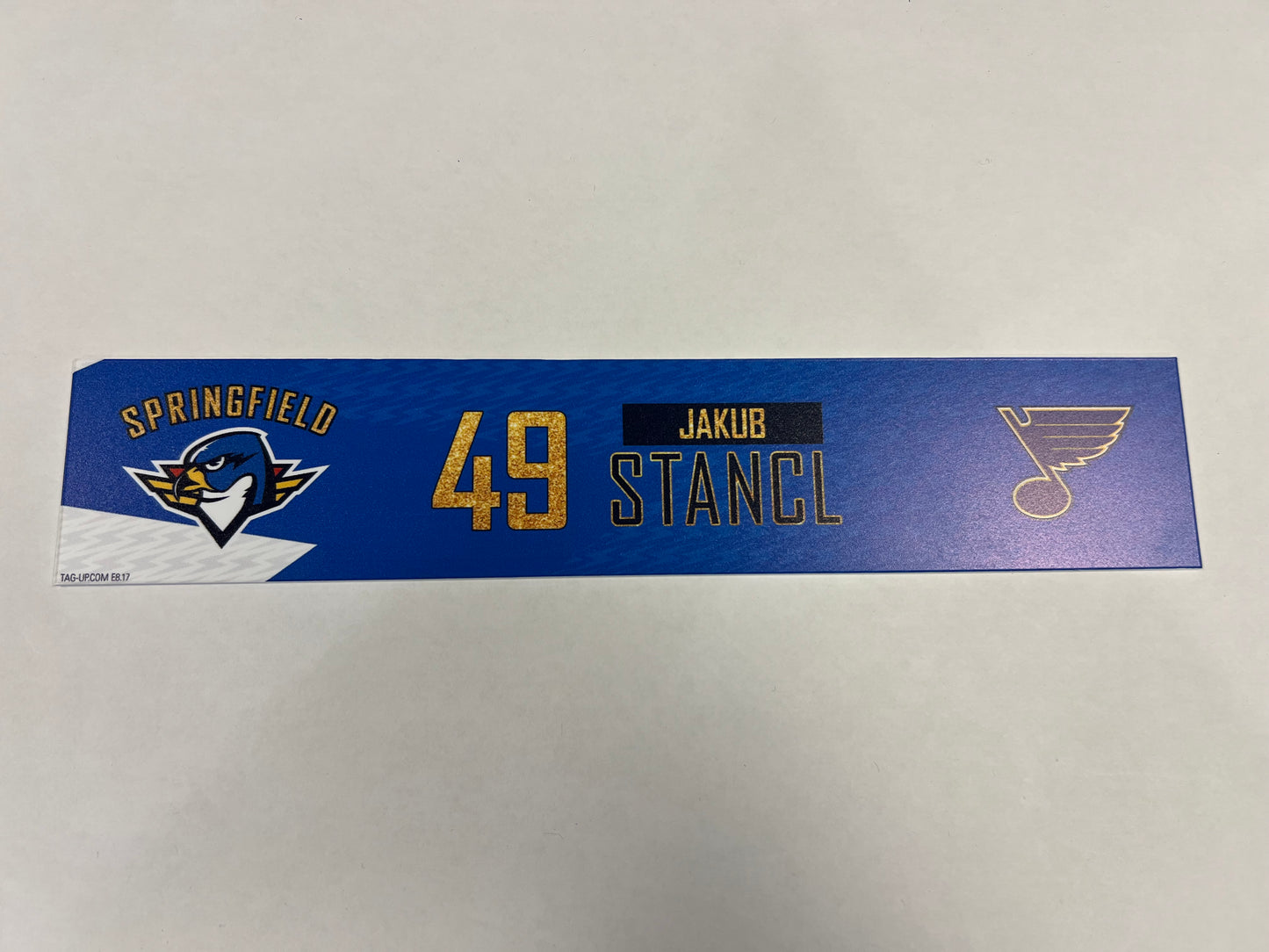 2024-25 T-Birds 3rd Jersey Locker Nameplates (UNSIGNED)