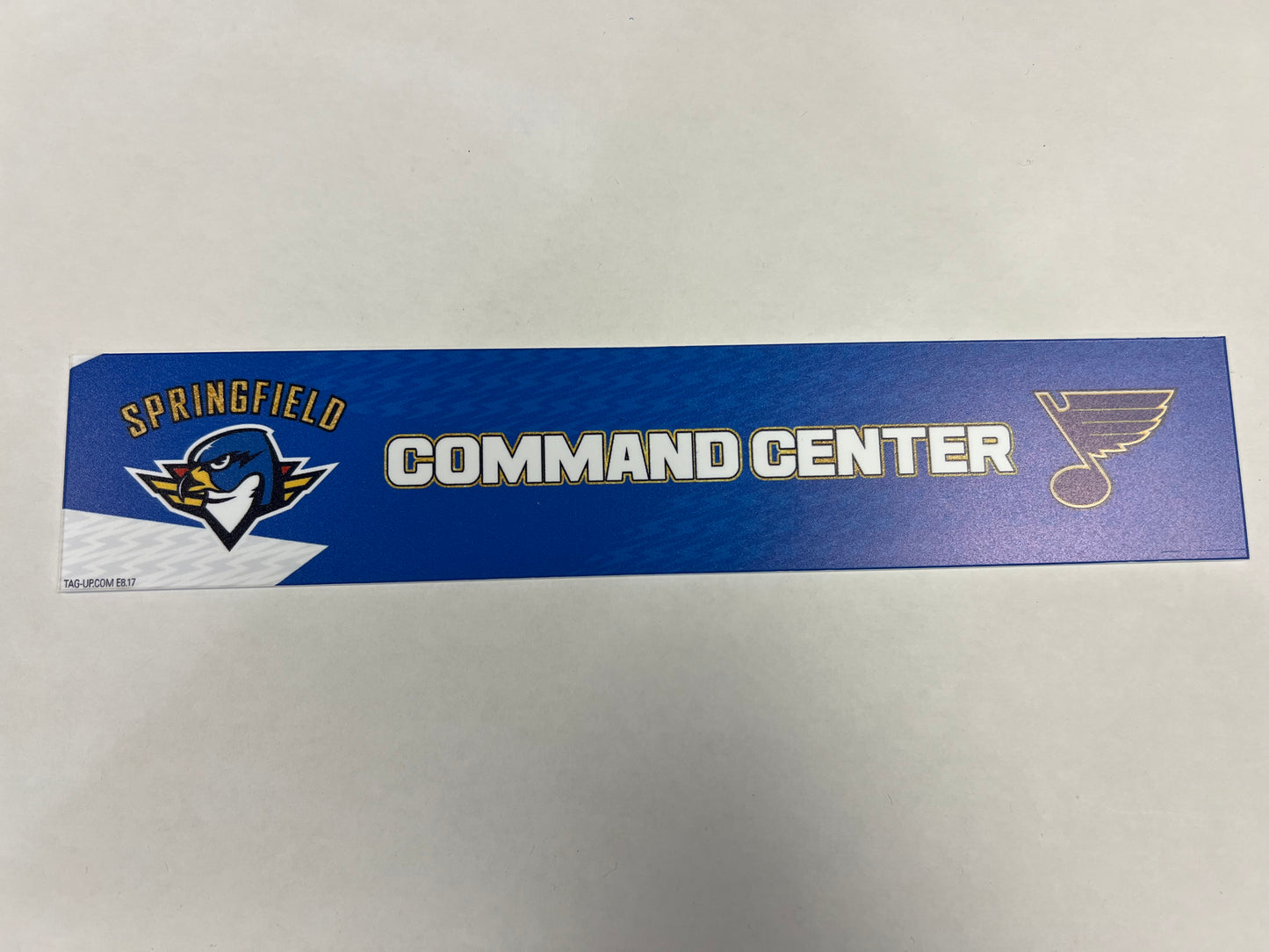2024-25 T-Birds 3rd Jersey Locker Nameplates (UNSIGNED)