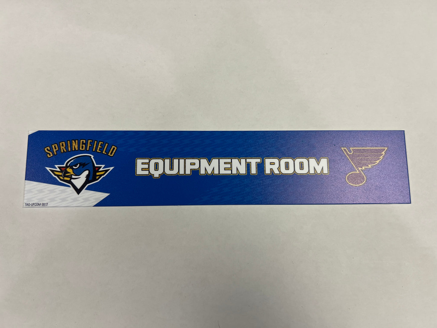 2024-25 T-Birds 3rd Jersey Locker Nameplates (UNSIGNED)