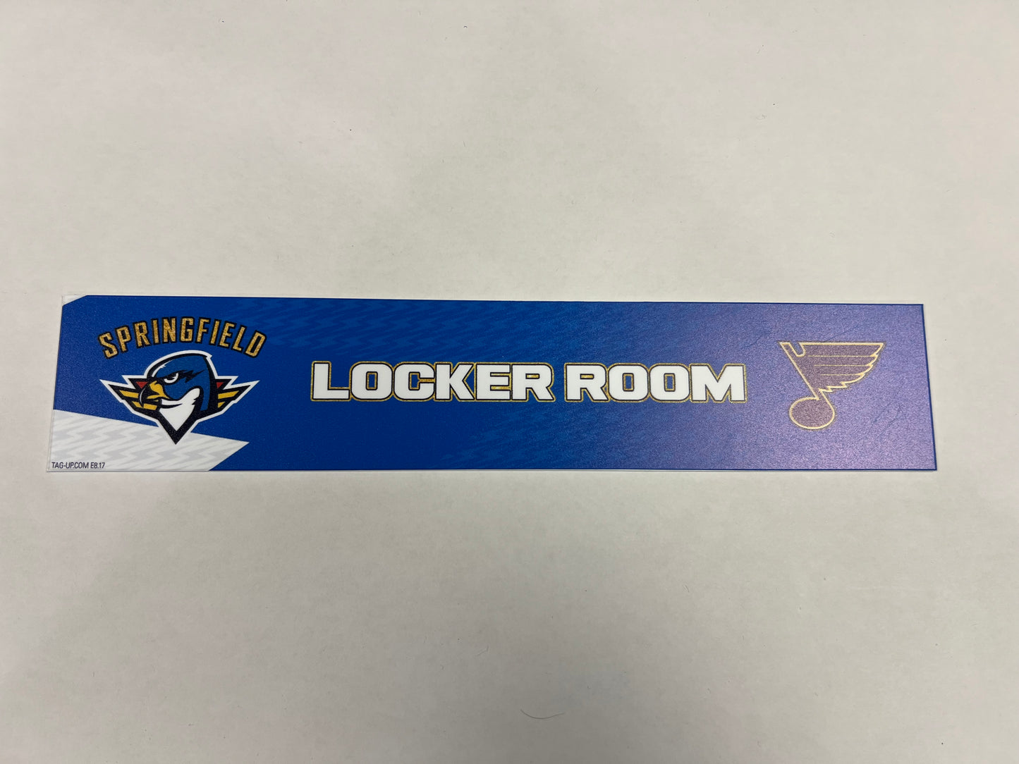 2024-25 T-Birds 3rd Jersey Locker Nameplates (UNSIGNED)