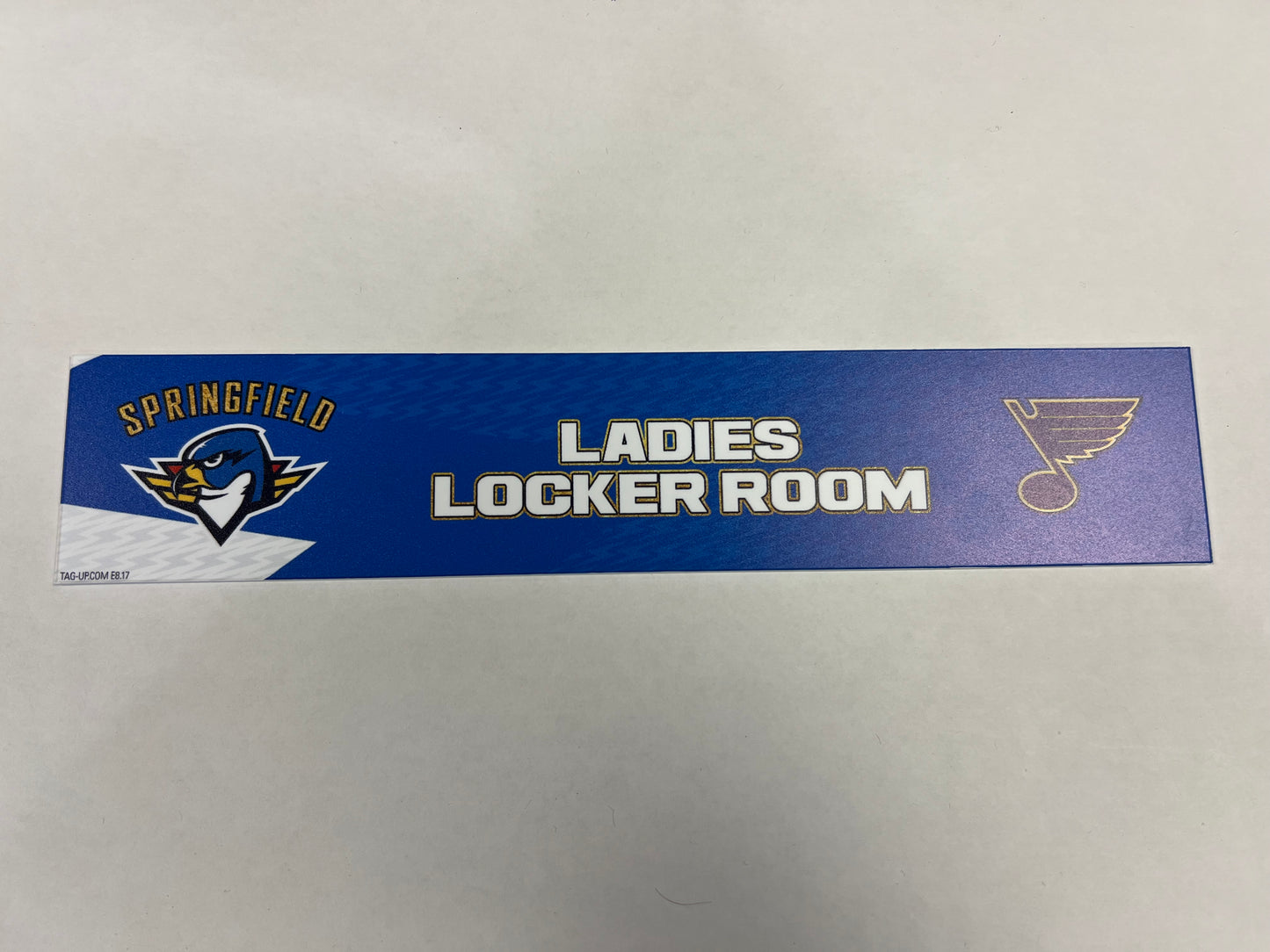 2024-25 T-Birds 3rd Jersey Locker Nameplates (UNSIGNED)