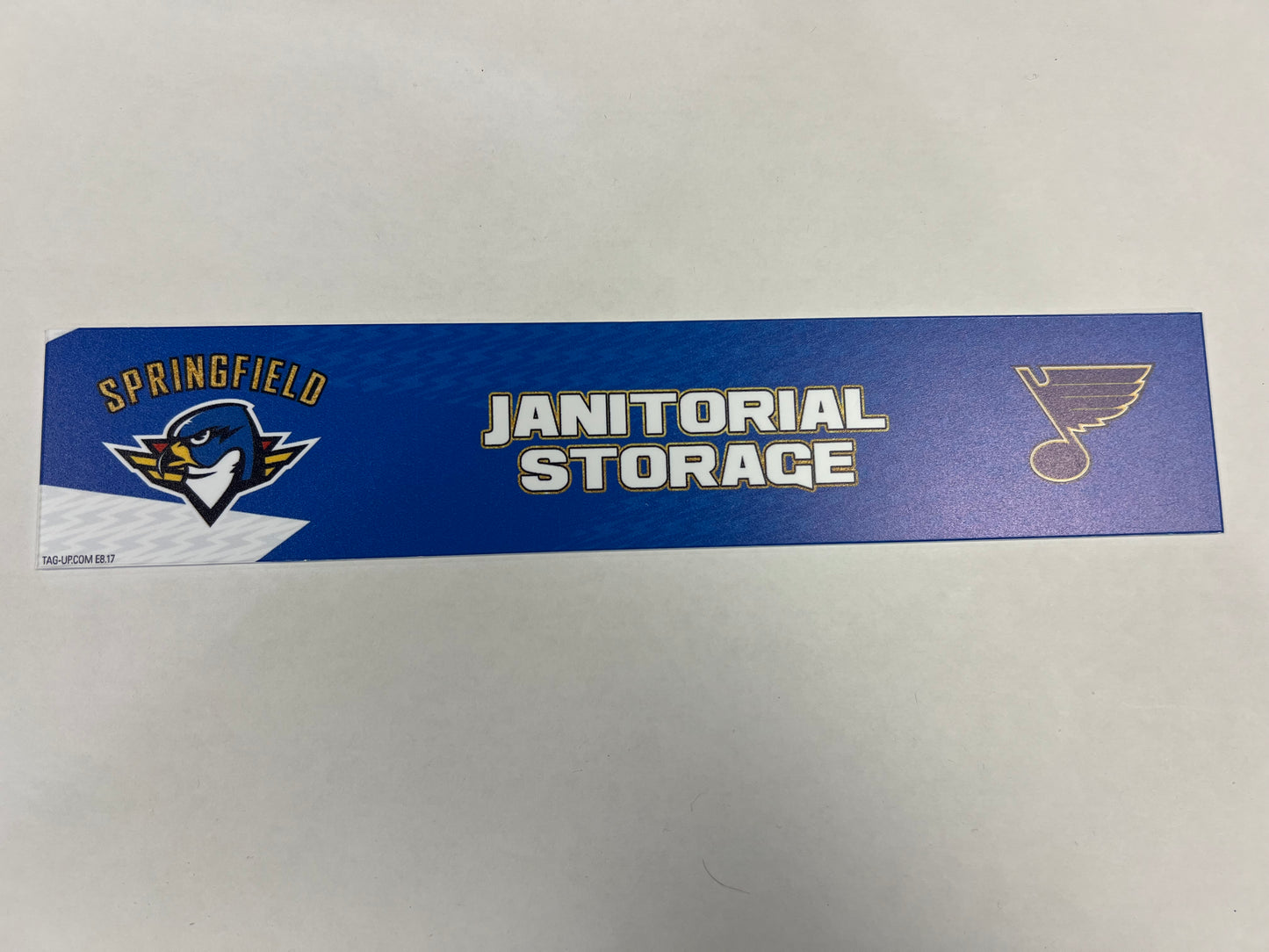 2024-25 T-Birds 3rd Jersey Locker Nameplates (UNSIGNED)