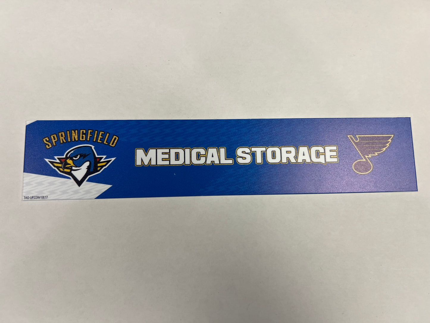 2024-25 T-Birds 3rd Jersey Locker Nameplates (UNSIGNED)