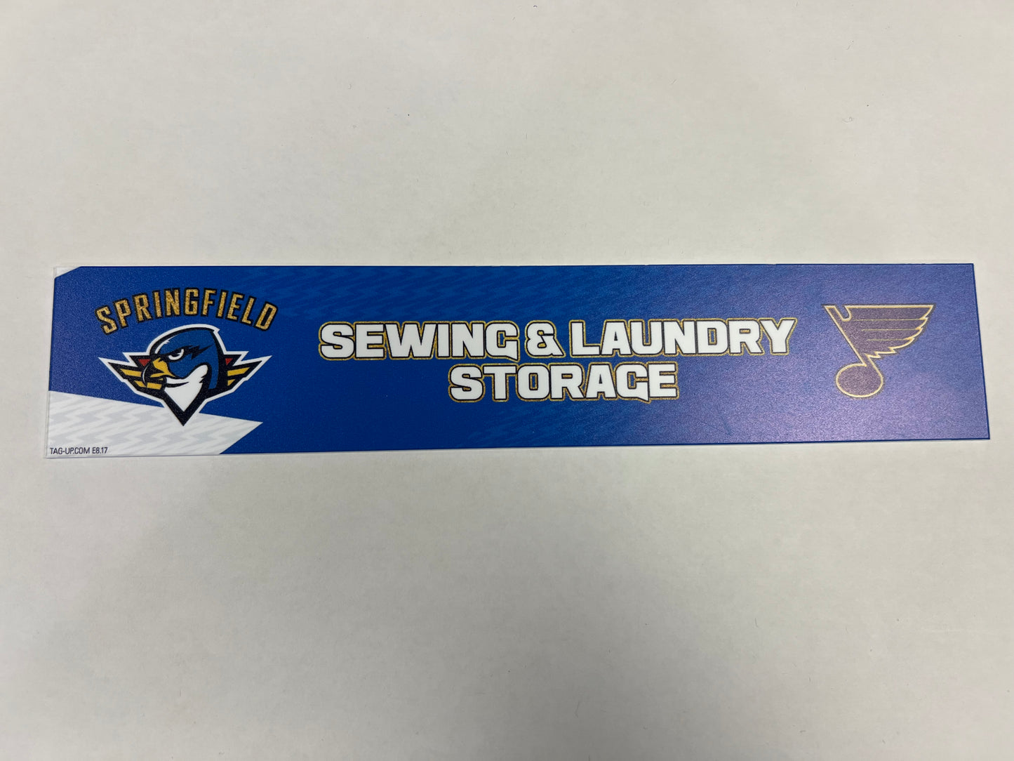 2024-25 T-Birds 3rd Jersey Locker Nameplates (UNSIGNED)