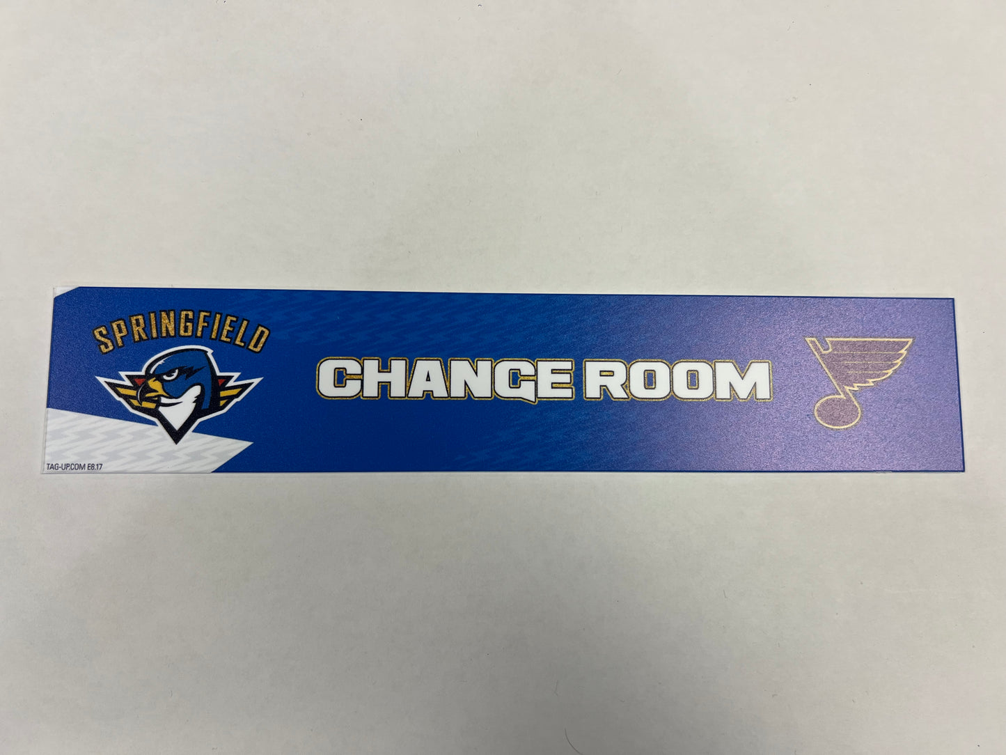 2024-25 T-Birds 3rd Jersey Locker Nameplates (UNSIGNED)