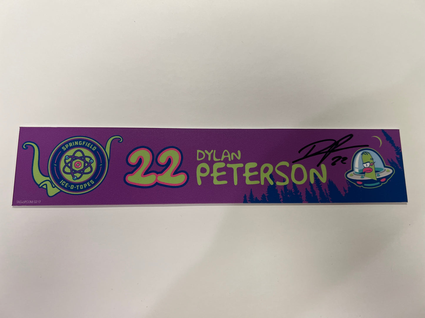 2025-26 Springfield Ice-O-Topes Locker Nameplate