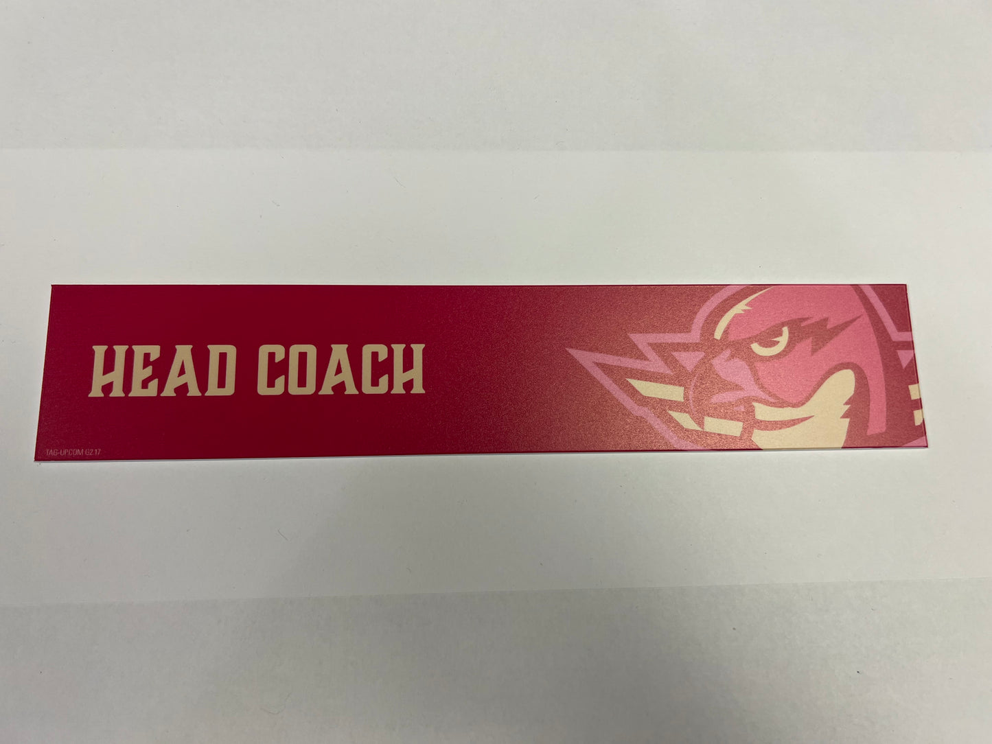 2025-26 Pink in the Rink Locker Nameplate