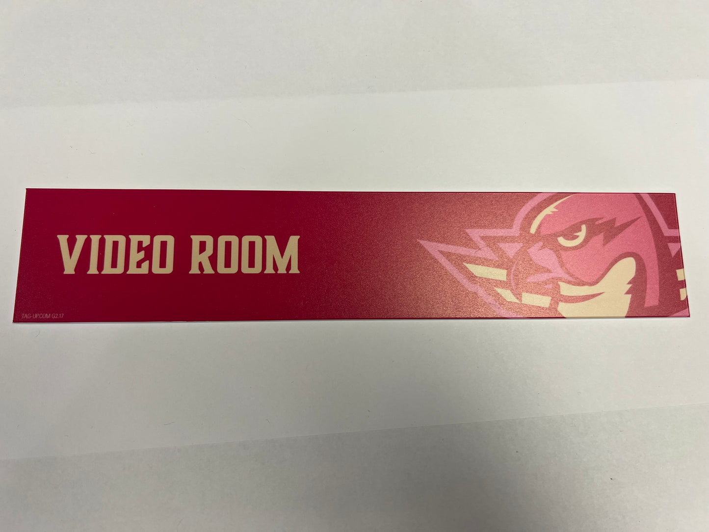 2025-26 Pink in the Rink Locker Nameplate