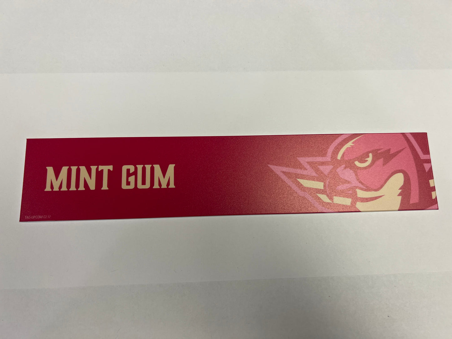 2025-26 Pink in the Rink Locker Nameplate