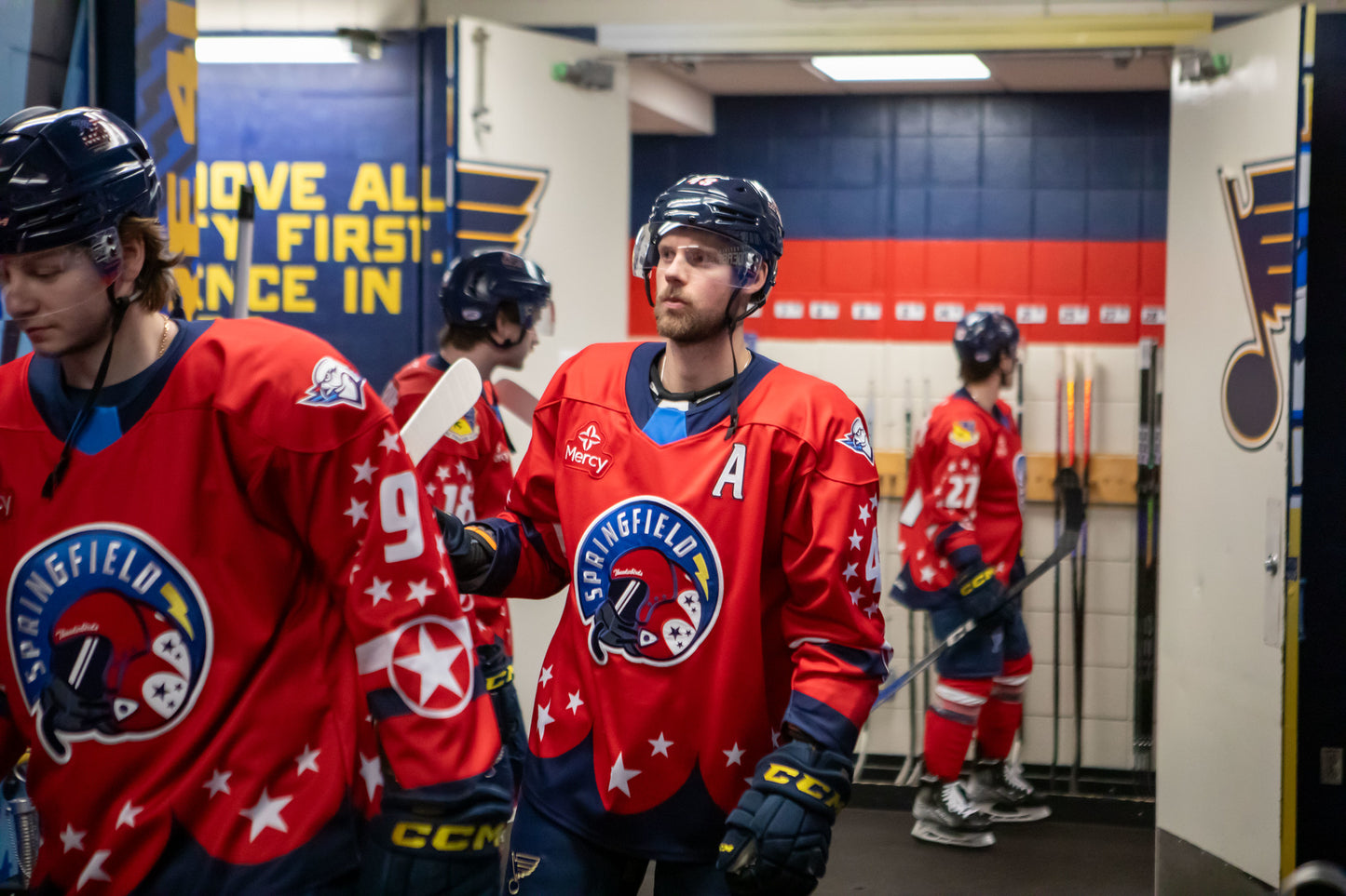 T-Birds Military Authentic Jersey 2023-24 - Red