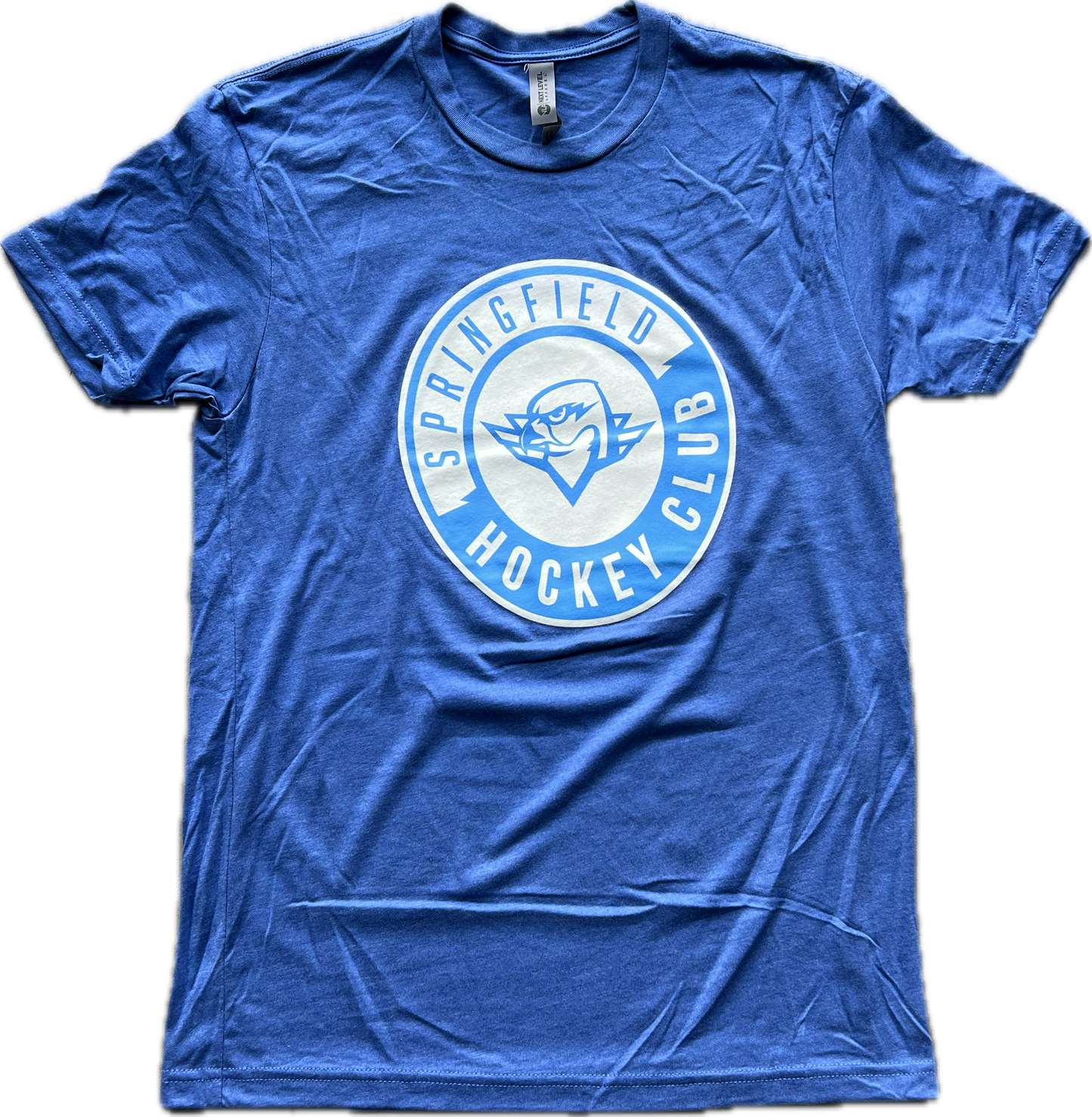 Hockey Club Logo Triblend Tee - ROYAL