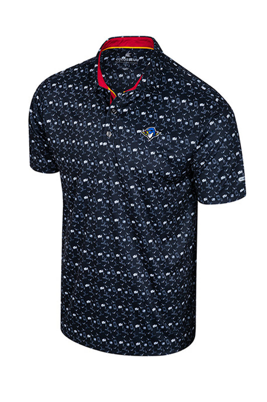 T-Birds Hockey Print Polo