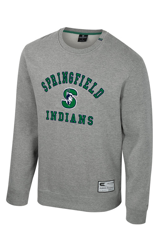 Indians Grey Crewneck Fleece