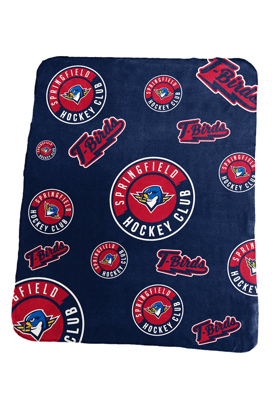 T-Birds Rachel Throw Blanket - Navy