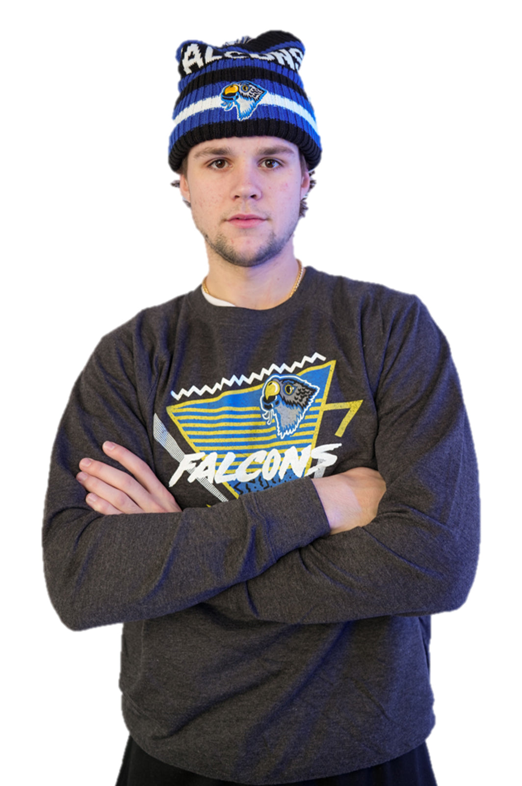 Falcons 90's Crewneck Sweatshirt - Charcoal