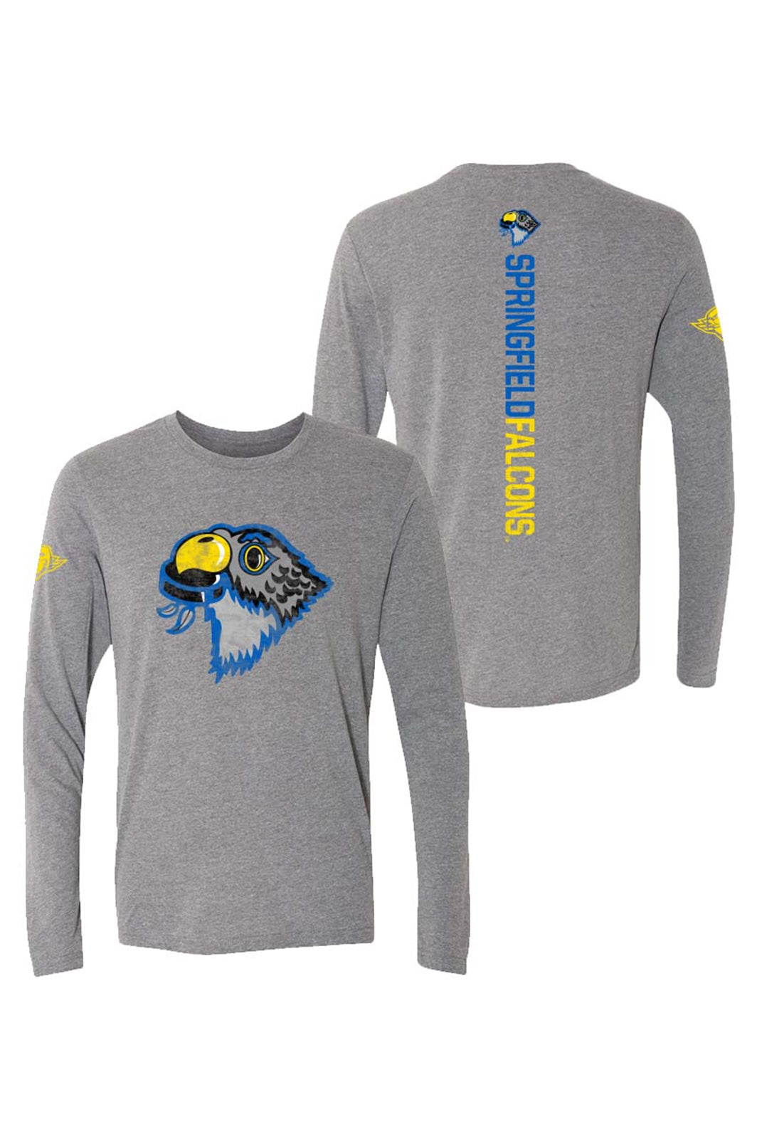 Springfield Falcons Razorback Long Sleeve - Grey