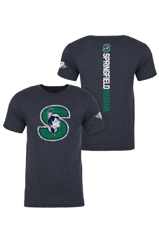 Indians Razorback Tee - NAVY