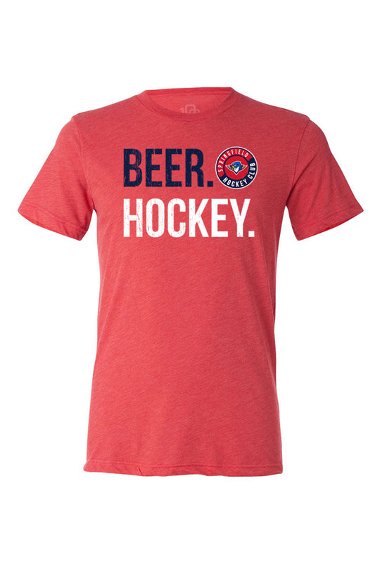 BEER HOCKEY Tee - Red