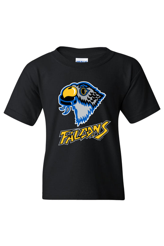 Youth Falcons Tee - Black