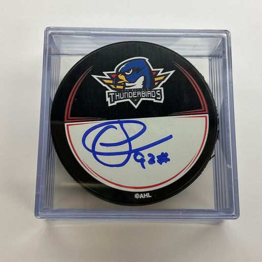 Signed Puck in Cube - #92 Jakub Vrana