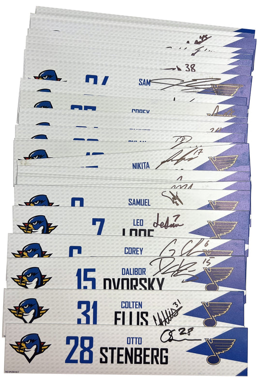 2024-25 T-Birds Regular Season Locker Nameplate - Blue
